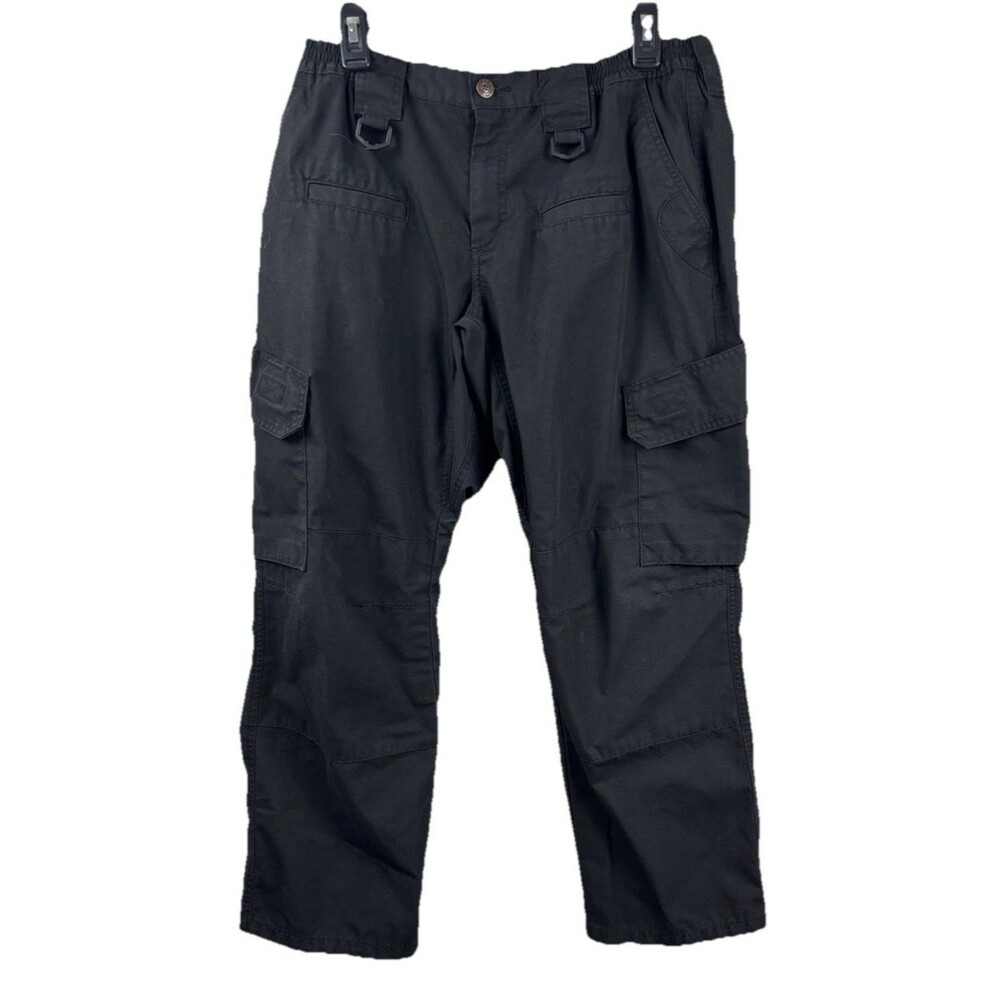 LAPG Womens Tactical Police Stretch Cargo Pants Size 14 Short (34 x 28.5) Black